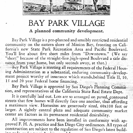 1936: Bay Park Village – A Planned Community Takes Shape
