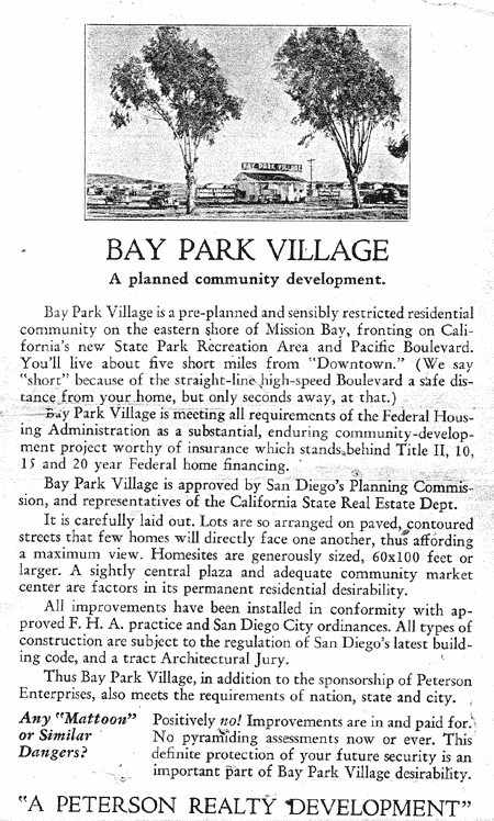 1936: Bay Park Village — A Planned Community Takes Shape