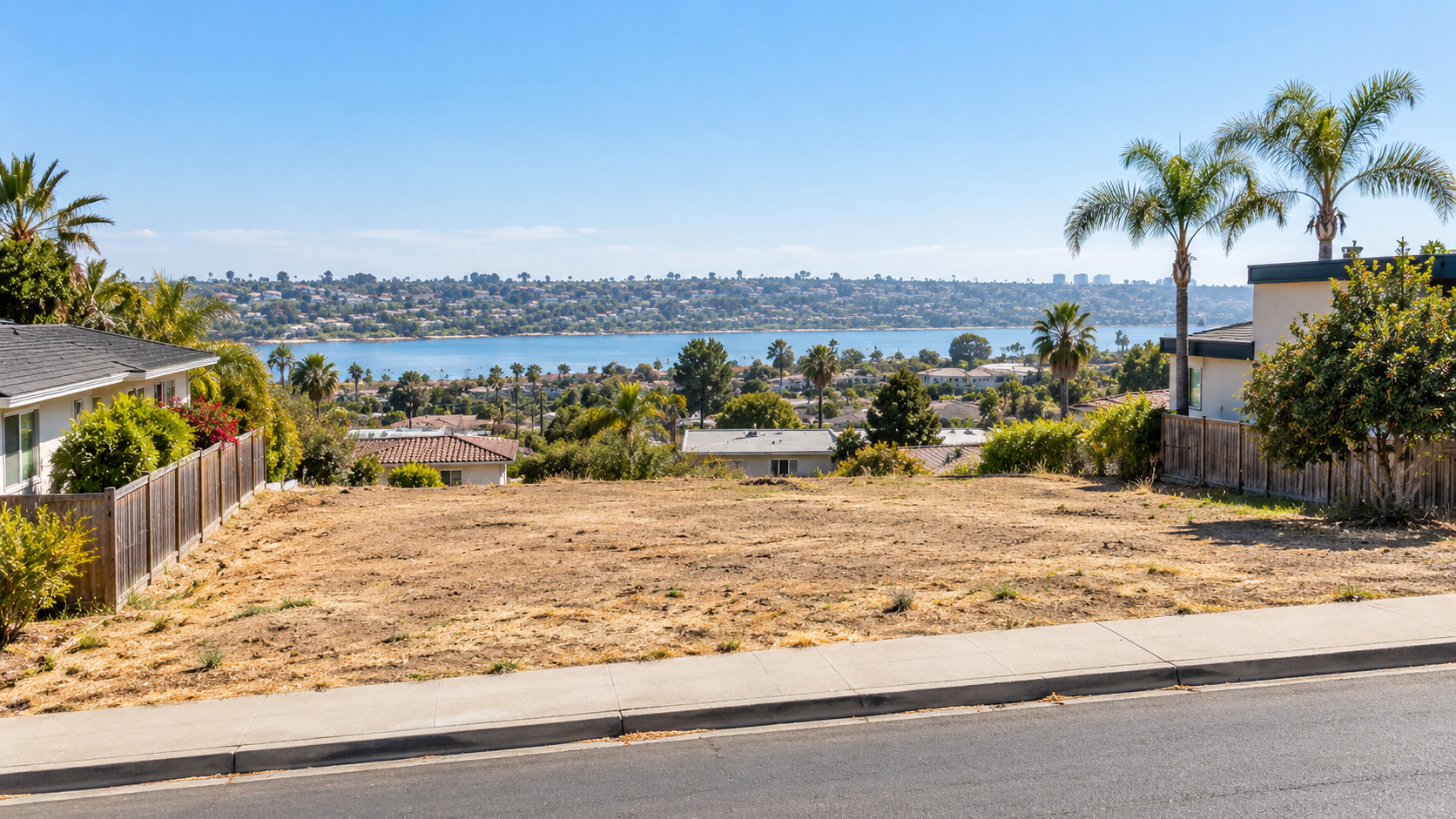 Sunlit Coastal Vacant Lot with Bay Views